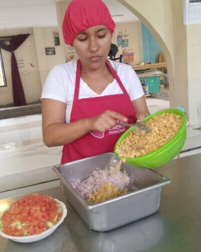 kitchen volunteer woman